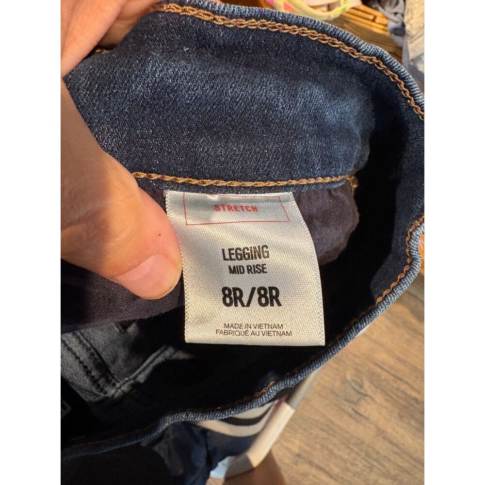 Express Mid Rise Legging jeans - Picture 4 of 6